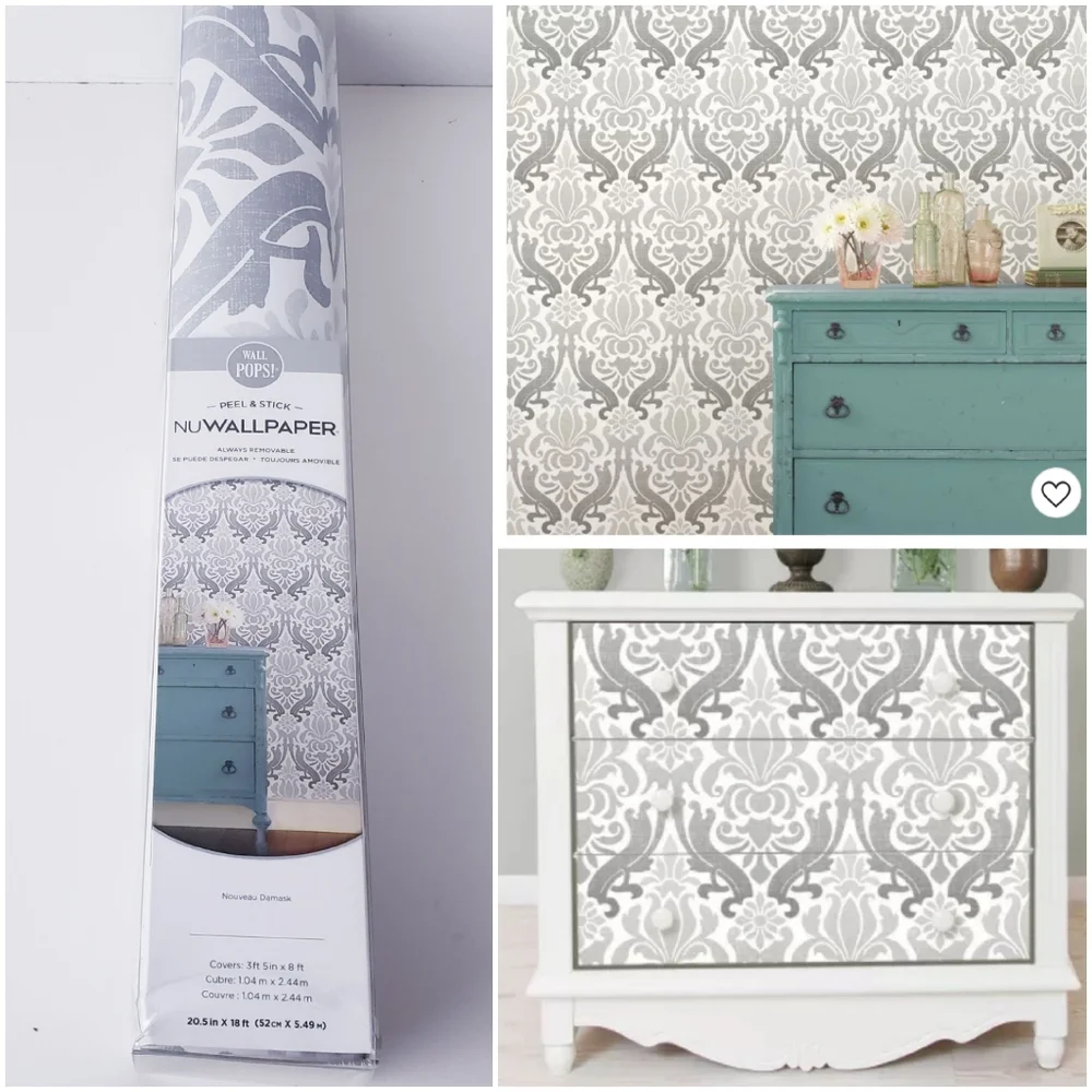 NuWallpaper Nouveau Damask Peel & Stick Wallpaper